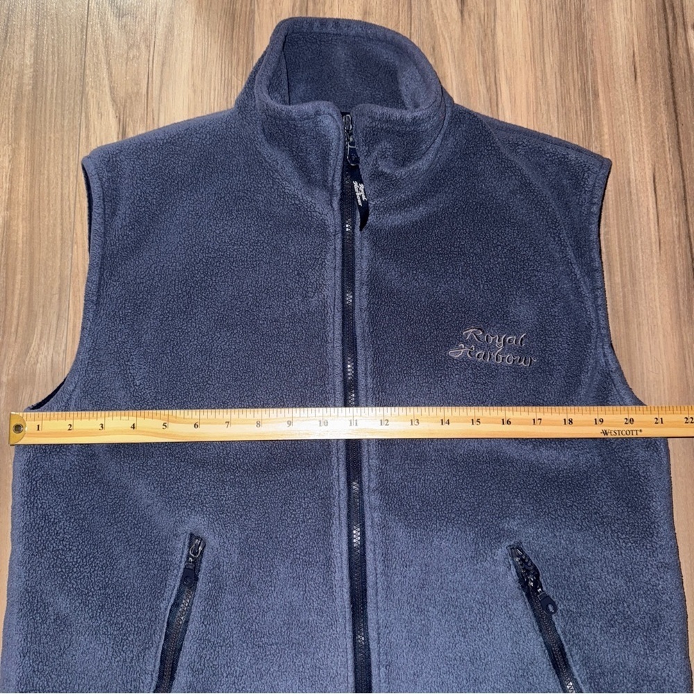⚓ Vintage England Royal Harbour Fleece Vest Ad ⚓ - Picture 2 of 7